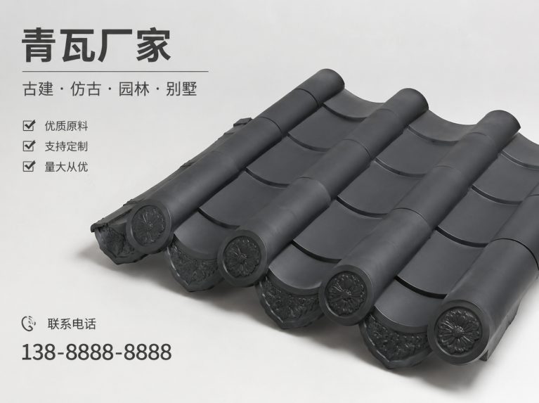 达州古建脊瓦与封头瓦